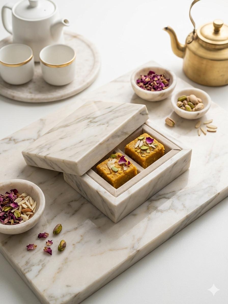Besan Churma Barfi 400g