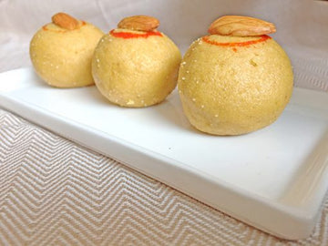 Mithai Express Besan Laddu – Authentic Bikaneri Desi Ghee Laddoo (400 GM)